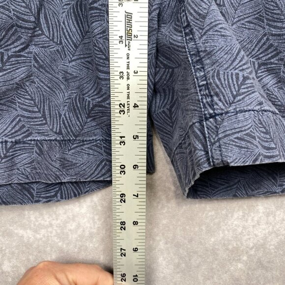 L.L. Bean Cargo Shorts Womens 12 Reg Blue Floral All Over Print Hiking Stretch - Picture 6 of 9